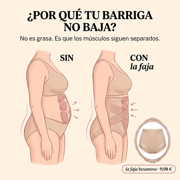 No es grasa. Es diástasis.