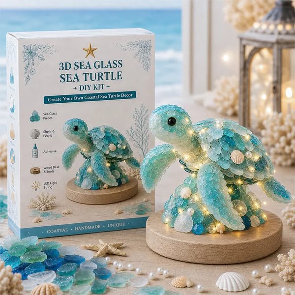 DIY 3D Sea Glass Art Kit
