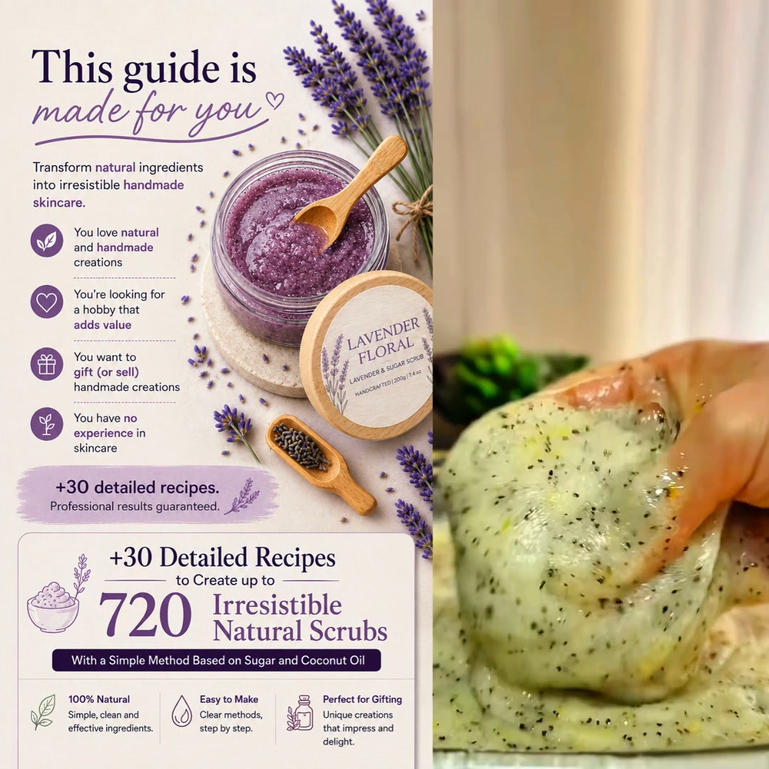 720+ natural body scrubs to create — and even sell