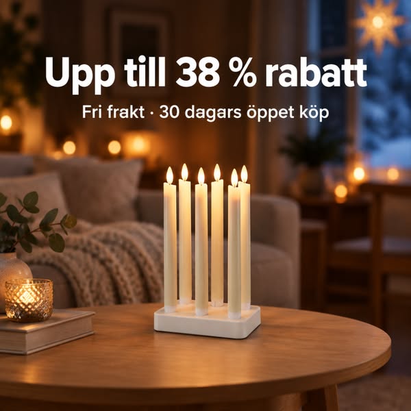 Lights - Uppladdningsbara vaxljus