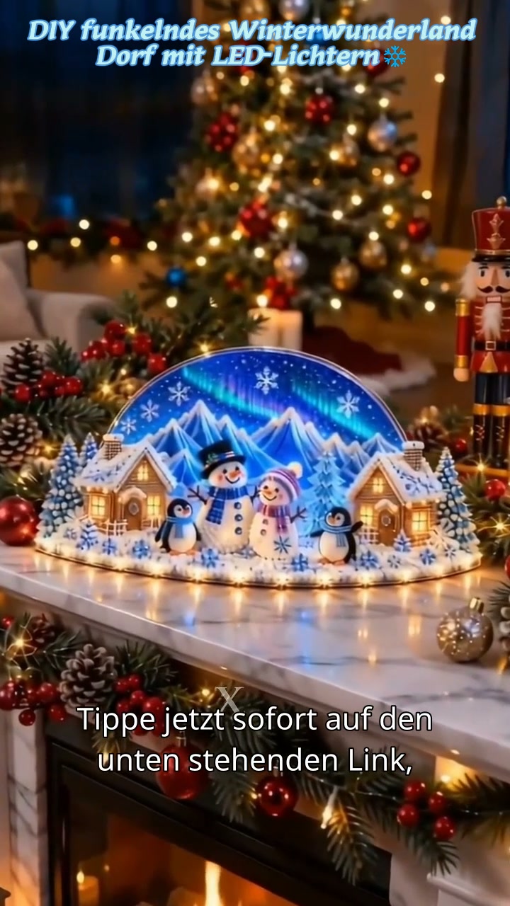 DIY-Winterdorf – Stück für Stück entsteht Weihnachtszauber
