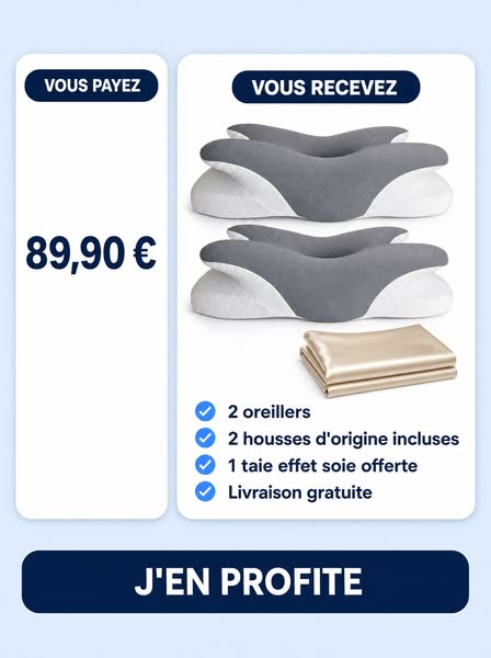 La nuque droite, même sur le côté