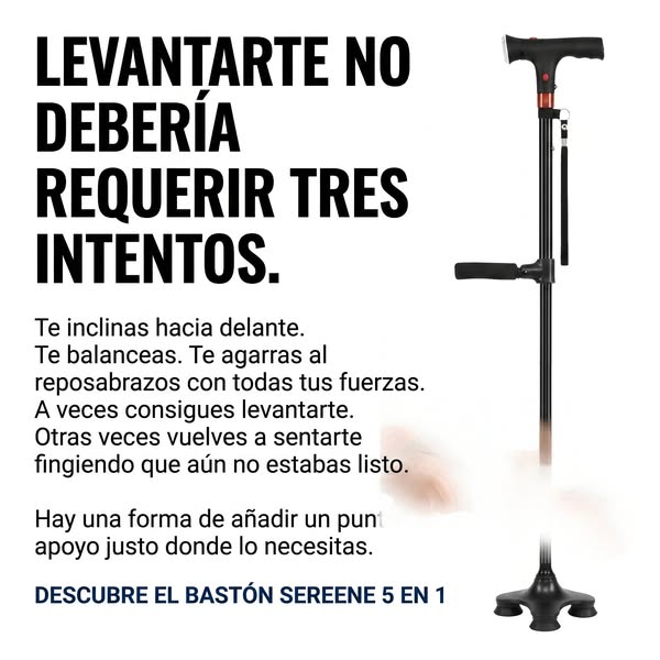 Bastón de Apoyo 5 en 1 · Hoy -50%