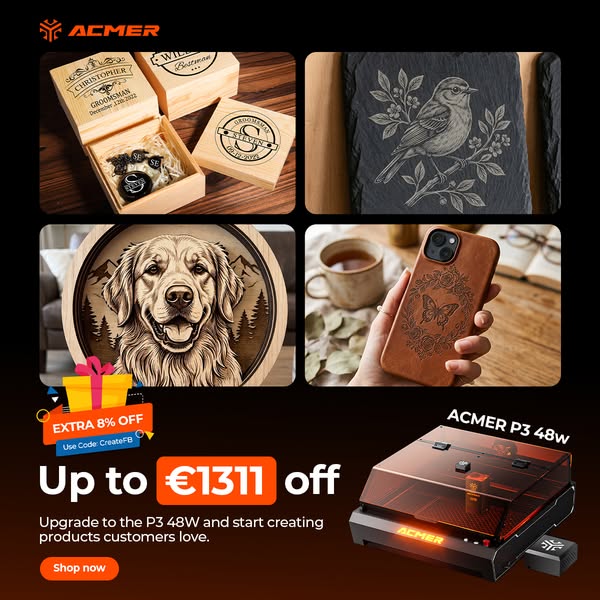 Extra 8% OFF — Code CreateFB