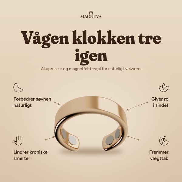 Justerbar ring. Bæres hver dag.