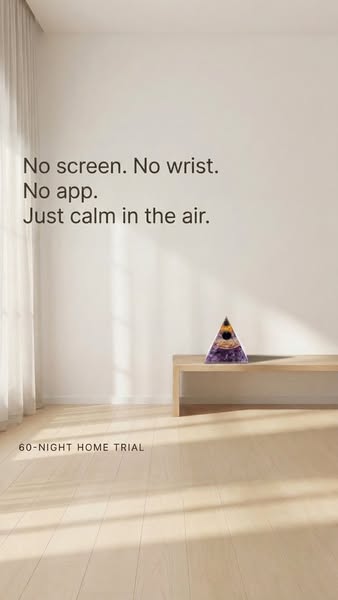 No screen. No wrist. No buzz.