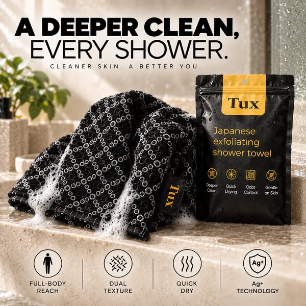 Tux Shower Towel