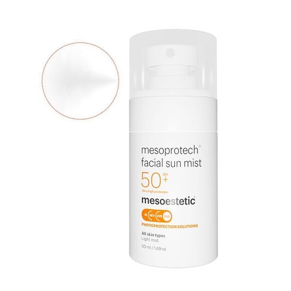 mesoprotech® facial sun mist Brume solaire anti-âge pour le visage SPF 50+