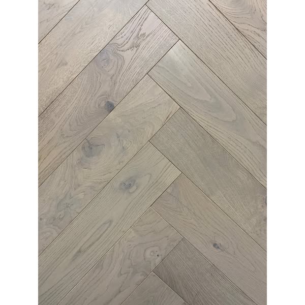 Xylo St. James R131 Mushroom Grey Stained Oak Rustic-ABCD Brushed UV Lacquered - 14 x 125 x 625mm