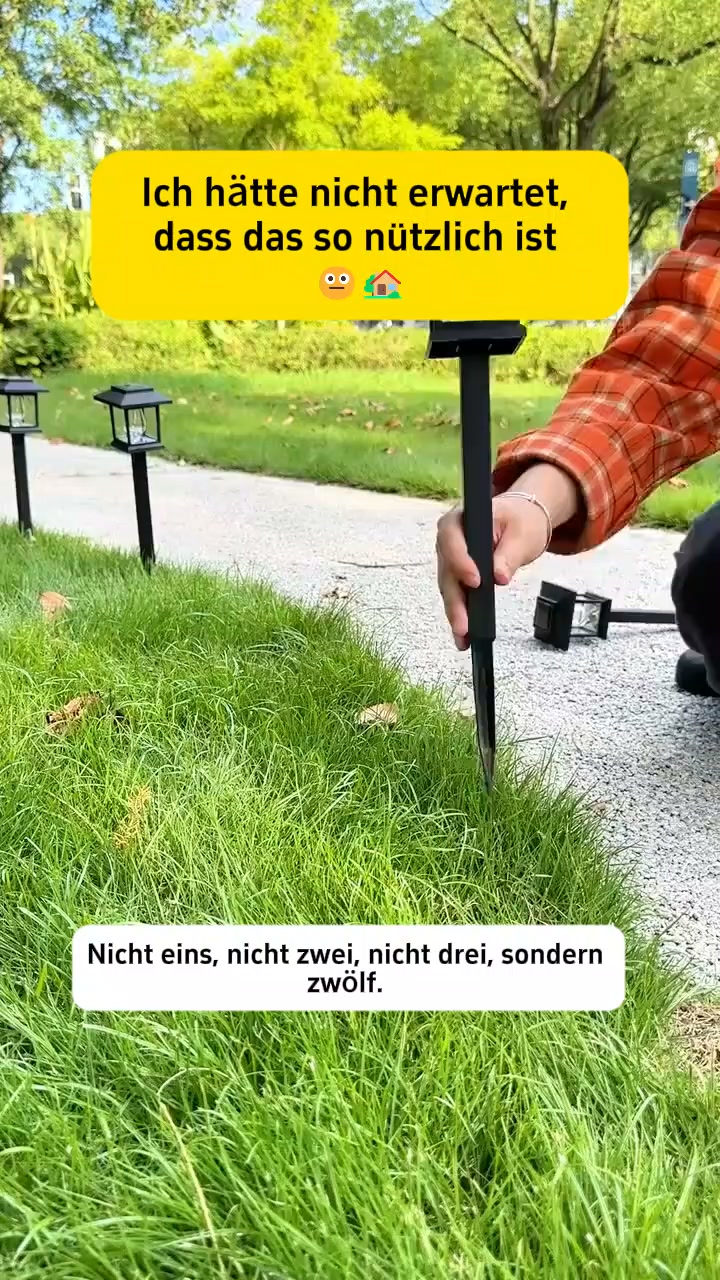 Solar-Gartenleuchten