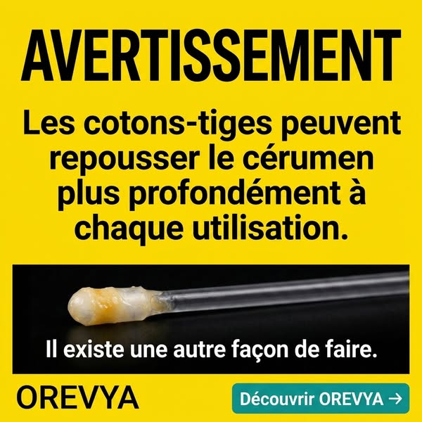 Nulle part vous ne voyez une oreille