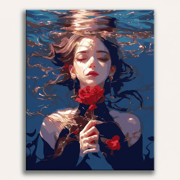 Girl with Rose