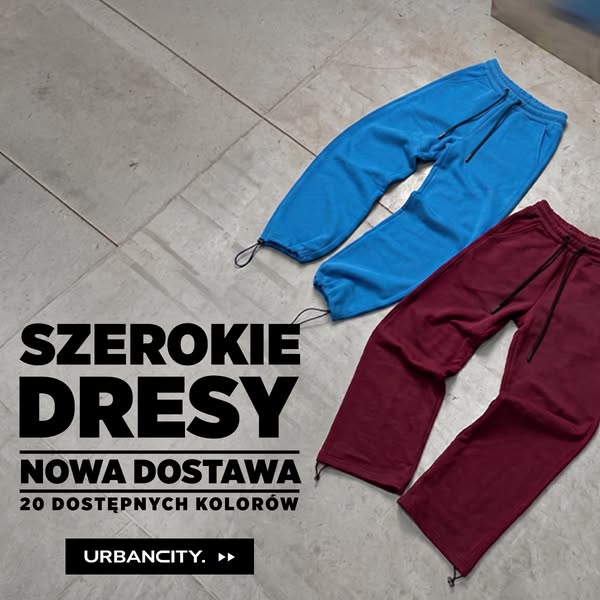 Szerokie dresy i baggy od 119,99 zł