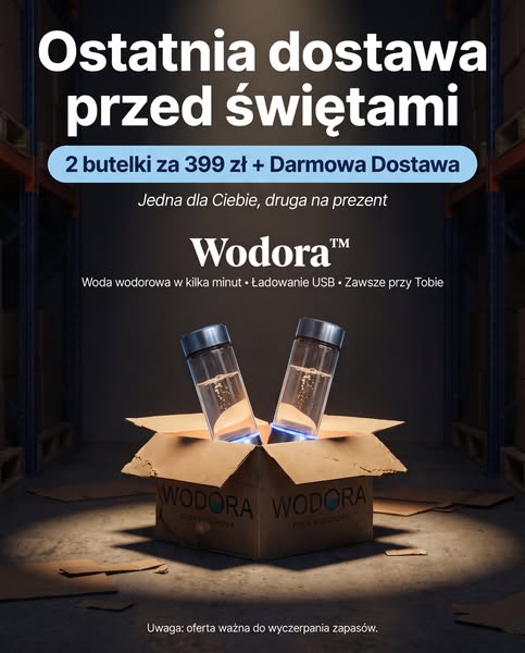 Poczuj różnicę z wodą wodorową
