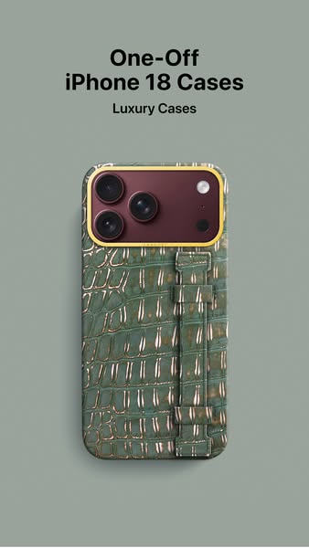 NEW IN: Exclusive iPhone 18 Leather Cases