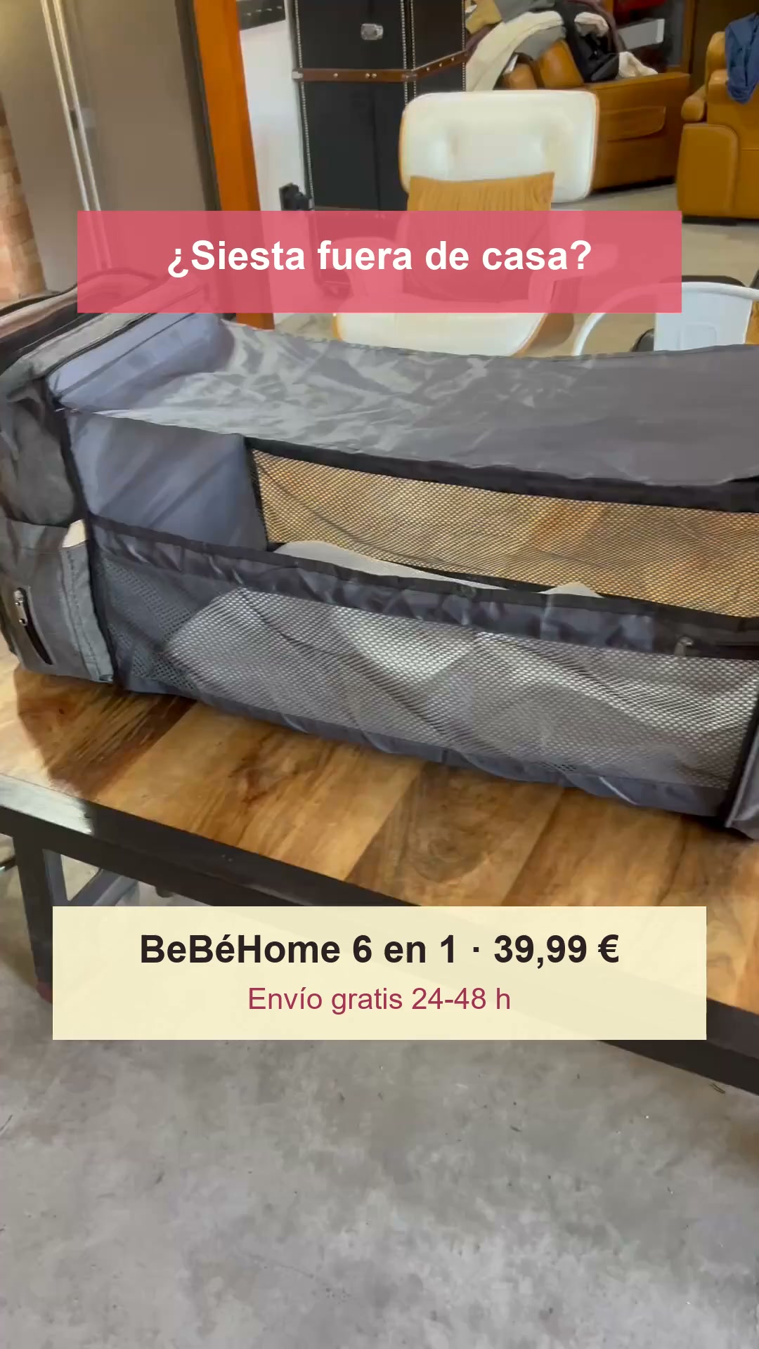 La mochila 6 en 1 para salir con tu bebé