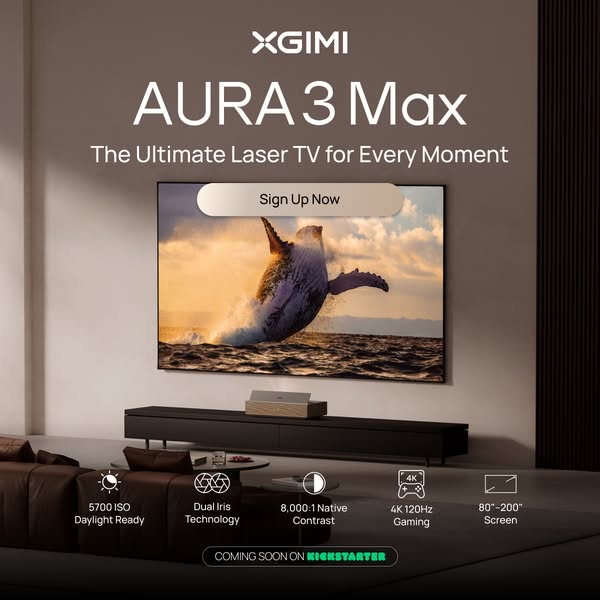 Meet AURA 3. The Ultimate Laser TV for Every Moment.