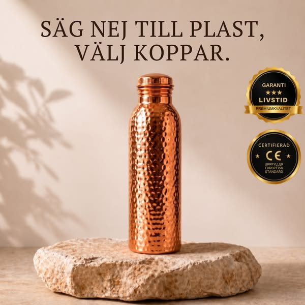 DUO-ERBJUDANDE – 50 % RABATT | Livstidsgaranti • Fri frakt i Sverige • 99,88 % rent koppar
