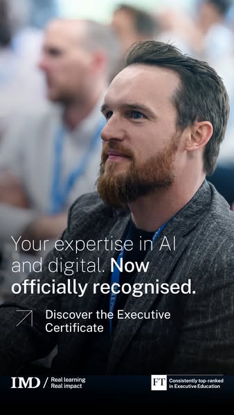 IMD Executive Certificate in AI and Digital Business Excellence