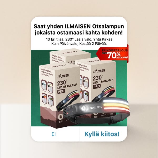 Pakollinen talven pimeydessä!