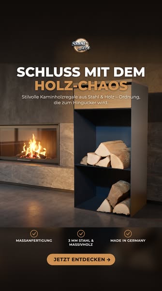 Kaminsitzbank aus Wildeiche