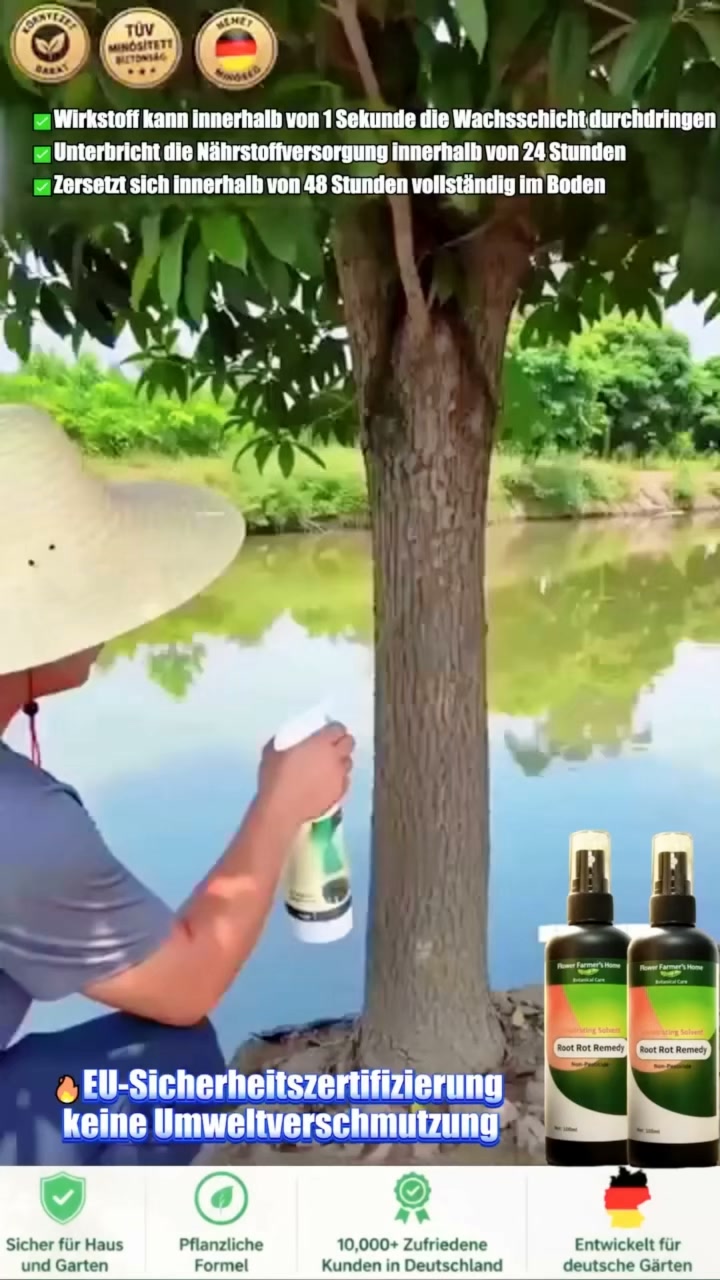 Einmal sprühen – drei Jahre unkrautfrei!