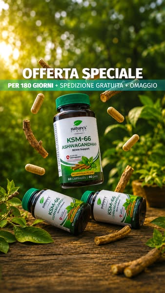 NOVITÀ: capsule KSM-66 Ashwagandha®