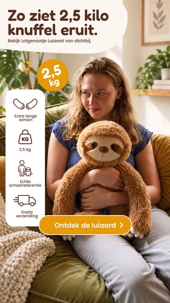 2kg verzwaarde knuffel