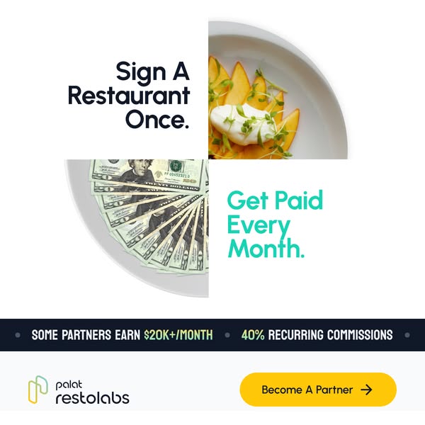 Turn restaurant clients into monthly income