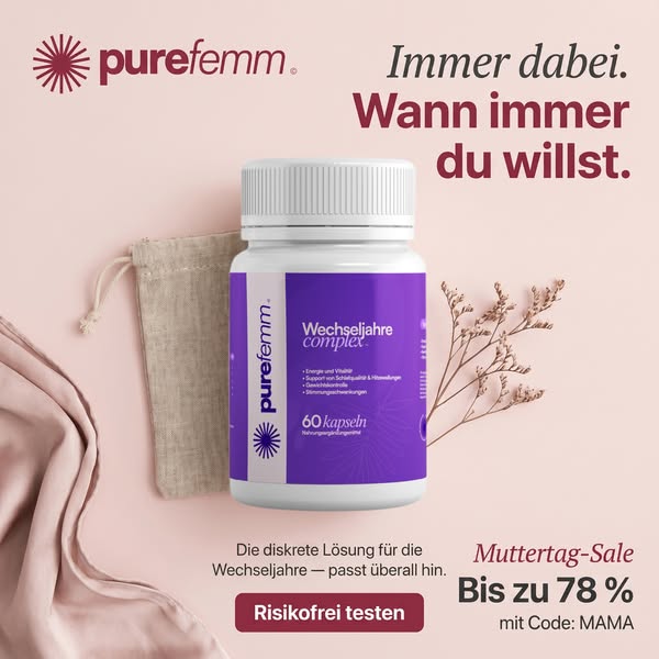 MUTTERTAG-SALE: 78 % Rabatt auf Purefemm — Code MAMA