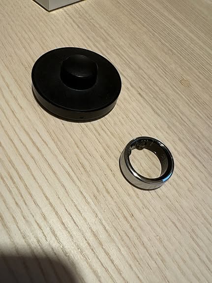 1ST Oura ring horizon silver strl 9