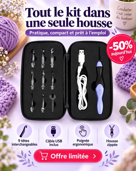 Crochetez dans n'importe quelle condition