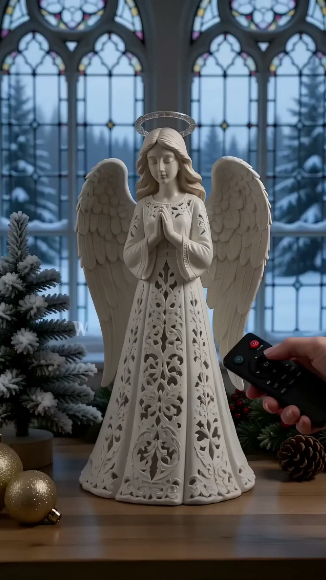 Engels-Weihnachts-Wachtellicht – ein Symbol für Hoffnung, Liebe & Schutz