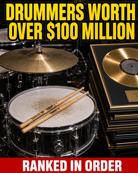 The Rock Star Drummers Worth Over $100 Million