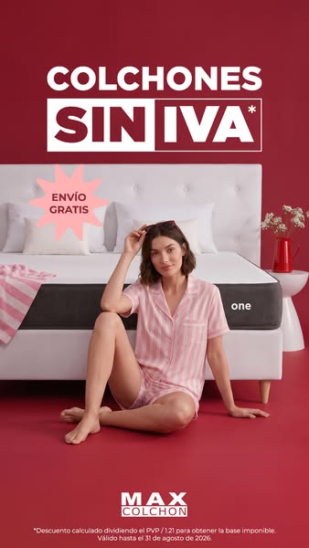 Día sin IVA en Maxcolchon®
