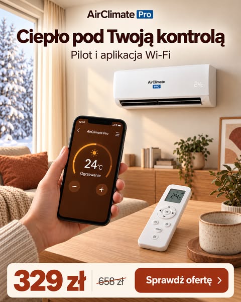 Przyjemne ciepło w Twoim domu