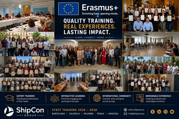 100+ Confirmed Erasmus+ Staff Training Courses