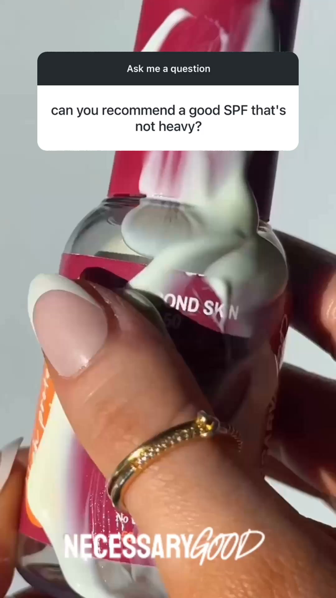 The SPF that doesn't feel like SPF.