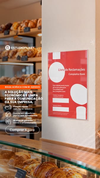 Bolsas em Acrilico