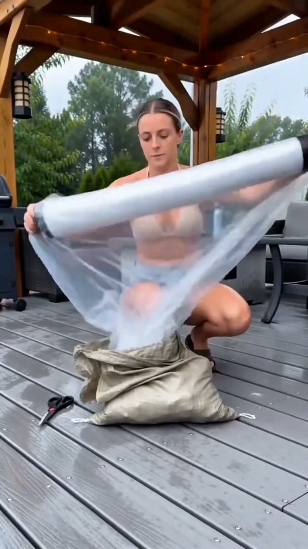 Clear Waterproof PE Tarp, Transparent Outdoor Cover with Metal Grommets
