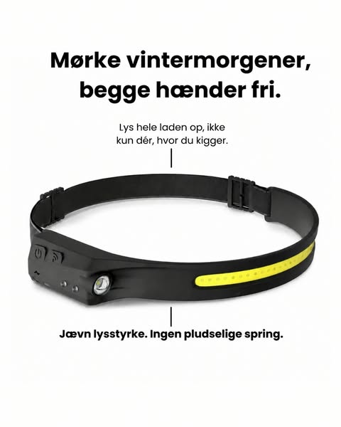 Rangeret som nr. 1 pandelampe 3 år i træk!