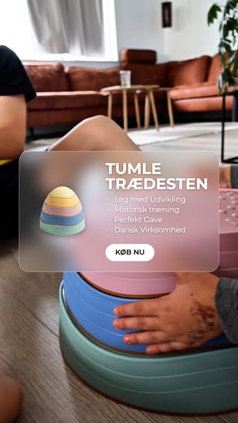 Børnene ELSKER at TUMLE her hjemme