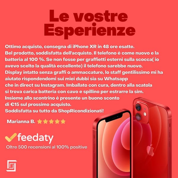 Anúncio de Shop Ricondizionati