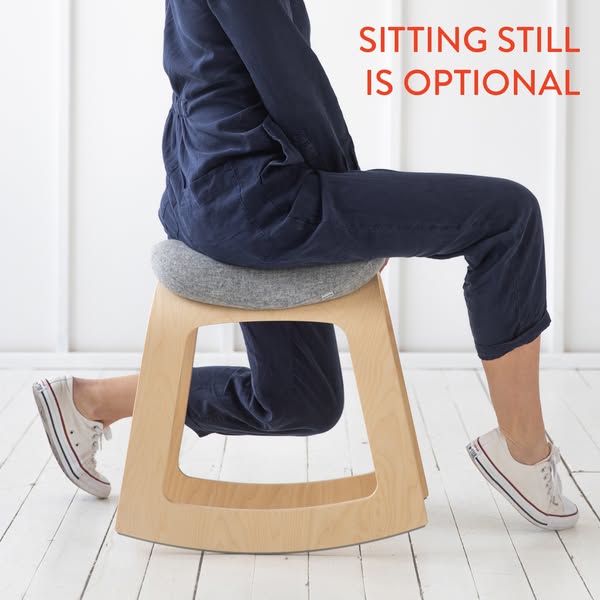 Desk chair for people who can’t sit still