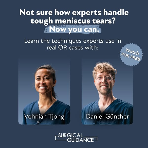 Learn Meniscal Repair from Experts
