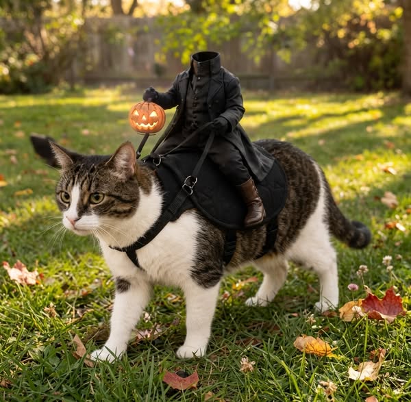The Headless Horseman Rider Pet Costume