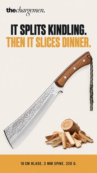 Full Tang. Scary Sharp.