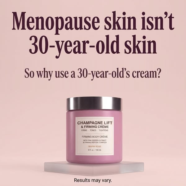 Menopause Skin Needs a Different Cream