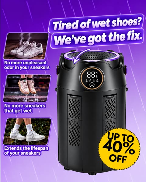 Dry Shoes, No Matter How Many Times It Rains
