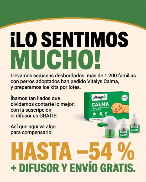 Hasta −54 % + difusor GRATIS